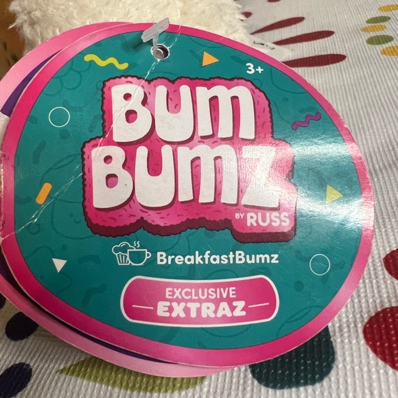 NWT Breakfast Bum Bumz Exclusive Extraz Bean Plush Enrique The Fried Egg - Picture 2 of 8